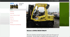 Desktop Screenshot of centraloregonforklift.com